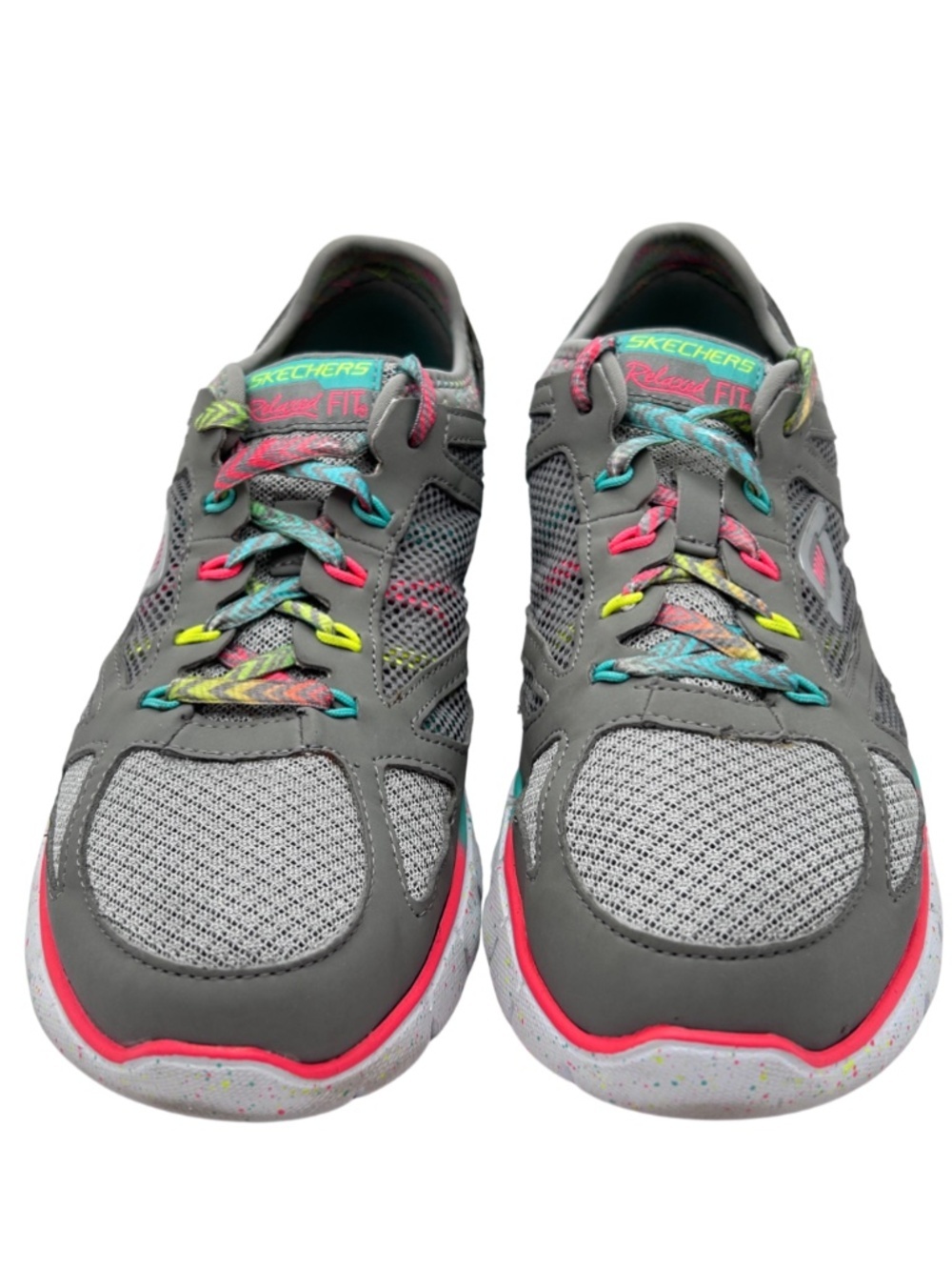 Skechers Relaxed Fit Memory Foam Gray Women's Shoes 9